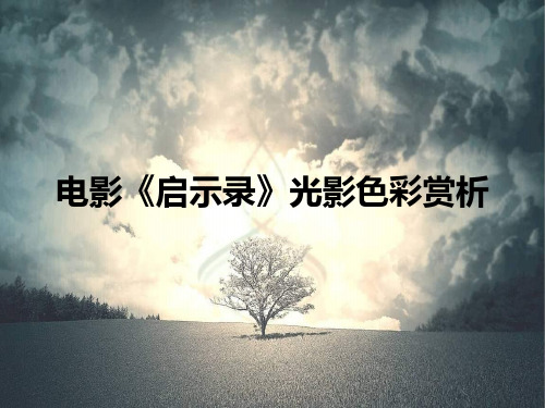 电影启示录光影色彩赏析