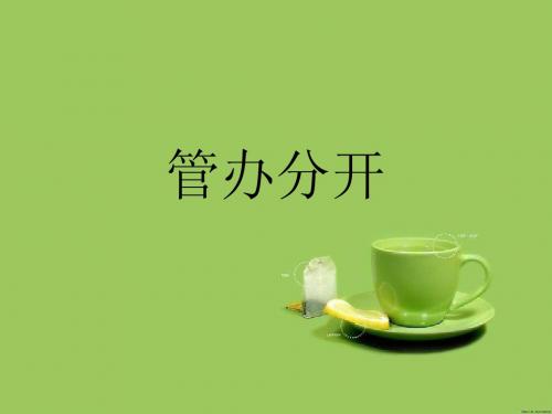 管办分开