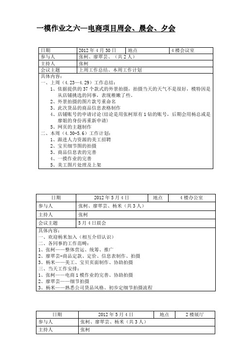 张柯老师：周会、晨会、夕会(速锐国际)