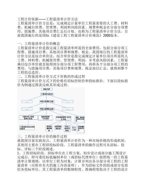 工程计价依据