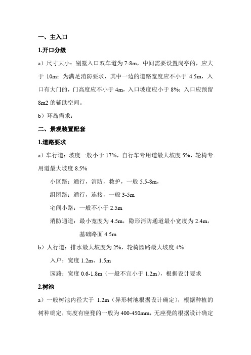 景观标准