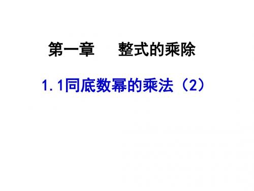 1.1同底数幂的乘法2