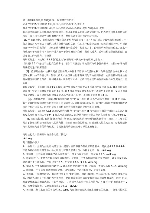 周期比位移比等参数意义