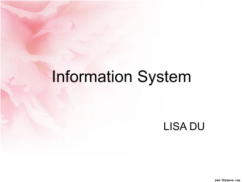 information system(信息系统)
