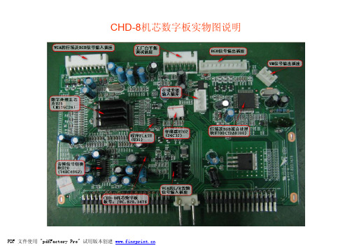 CHD-8机芯数字板信号流程图