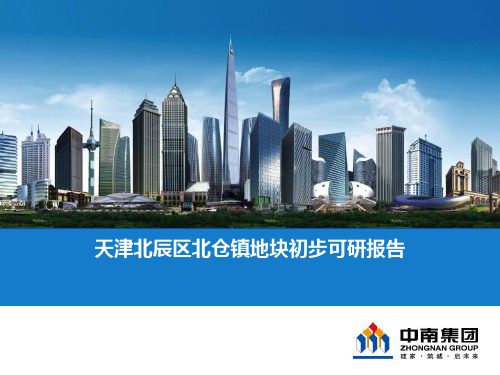 03 天津北辰区北仓镇地块初步可研报告