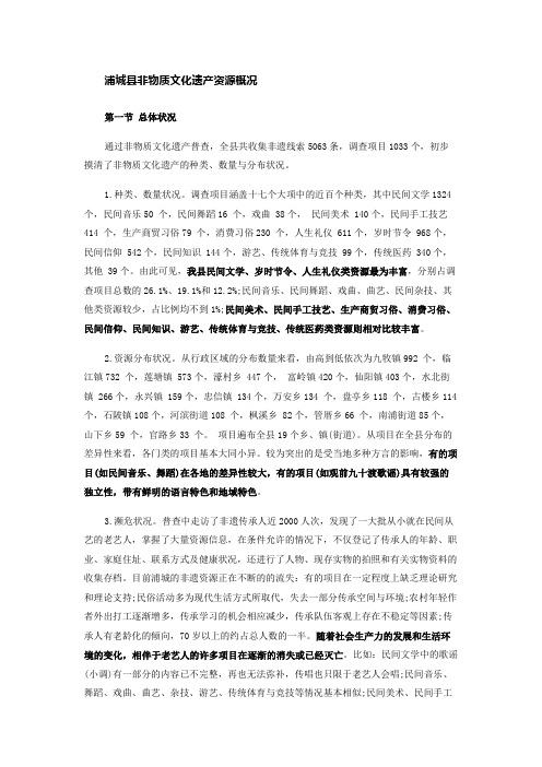 浦城非物质文化遗产