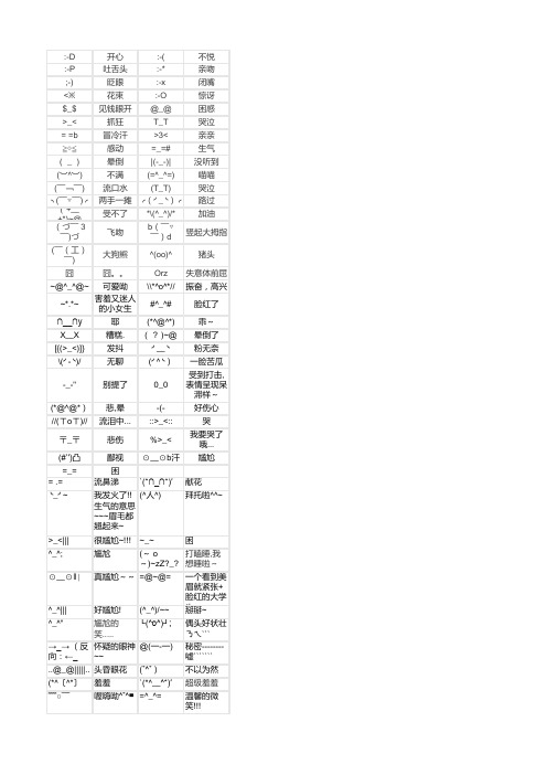 表情符号