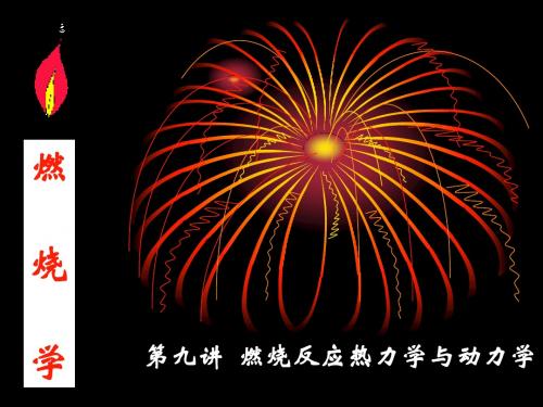 09 燃烧反应热力学与动力学基础(简)