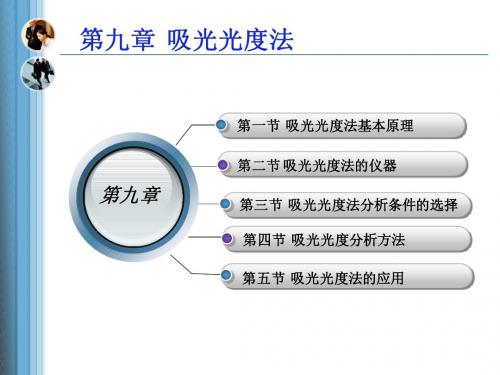第九章 吸光光度法
