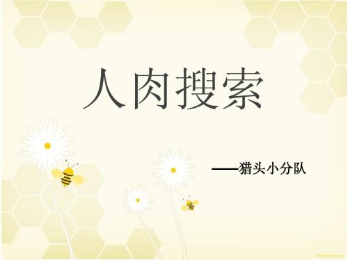 人肉搜索