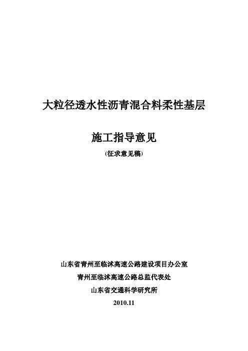 LSPM实施指导意见