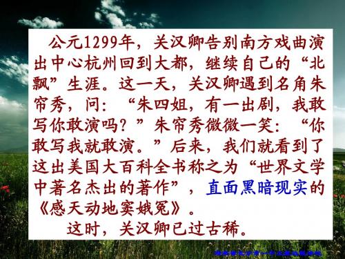 窦娥冤全课件