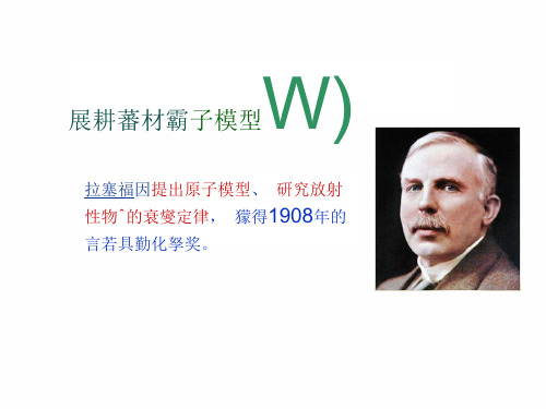 拉塞福的原子模型