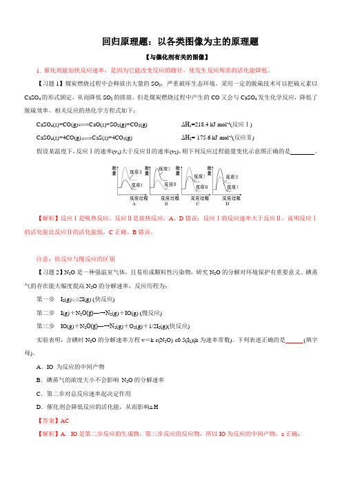 2020年高考化学微专题复习《化学反应原理图像题》
