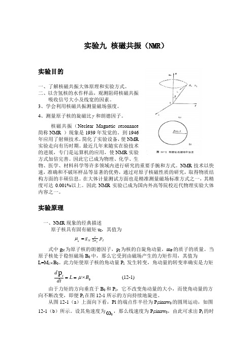 核磁共振(NMR)