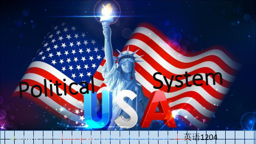 美国政治体制英文版介绍【优质PPT】
