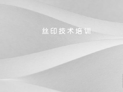 包装印刷油墨理论及丝网印刷技术培训课程