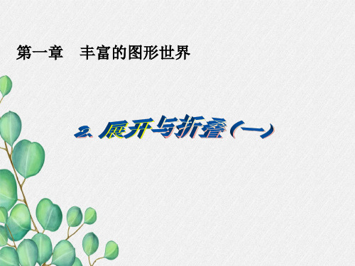 《展开与折叠》PPT课件 (公开课)2022年北师大版 (12)