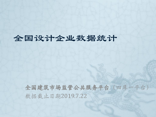四库一平台设计企业数据统计