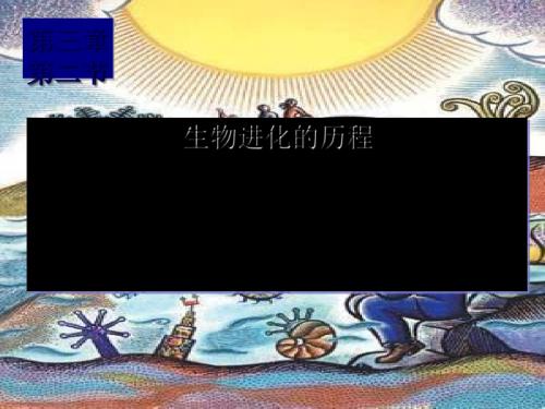 生物：第七单元 第三章 第二节 生物进化的历程课件