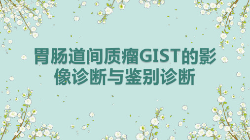 胃肠道间质瘤GIST的影像诊断与鉴别诊断