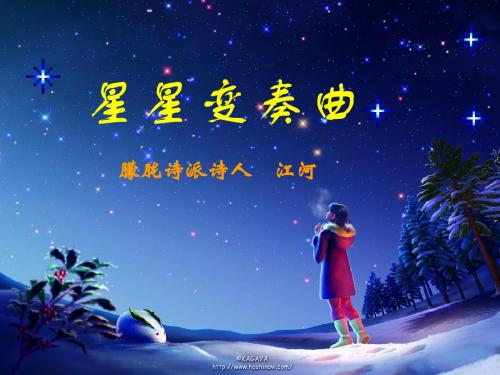 《星星变奏曲》优秀课件