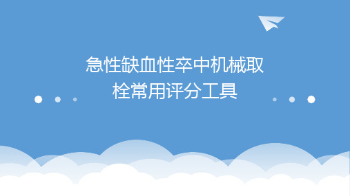 机械取栓常用量表