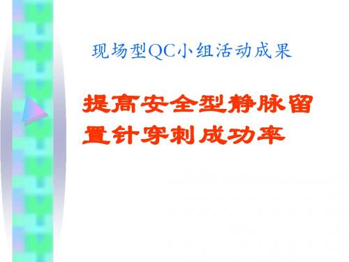 QC活动成果展示BB