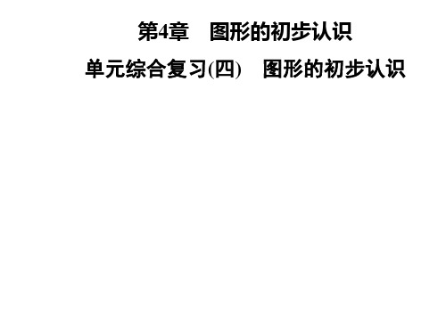 秋七年级数学华东师大版上册课件：第4章 单元综合复习(四) 图形的初步认识 (共23张PPT)