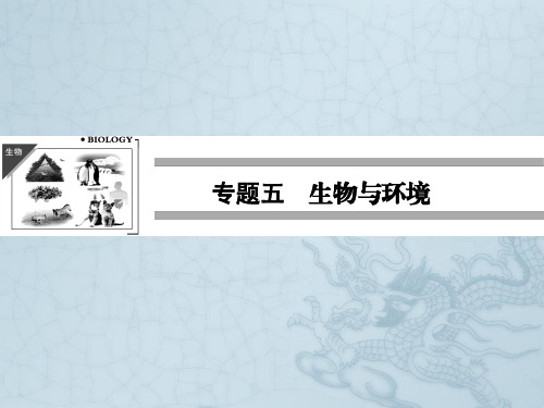 高考生物二轮专题突破课件第12讲 种群、群落、生态系统(50张PPT)