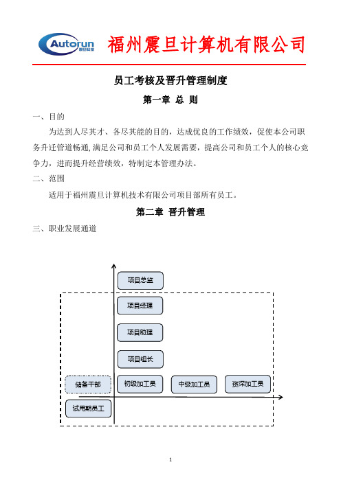 项目部-员工考核及晋升管理制度
