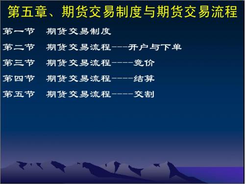 期货理论与实务课件5bak