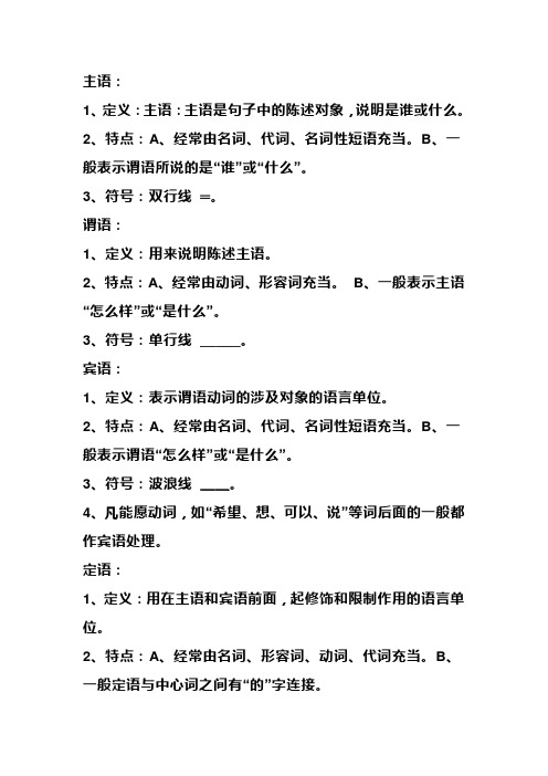 语法口诀