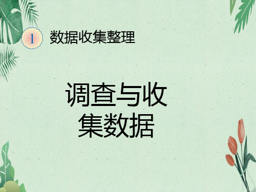 第一单元 1.数据收集整理  (共9张PPT)【实用资料】