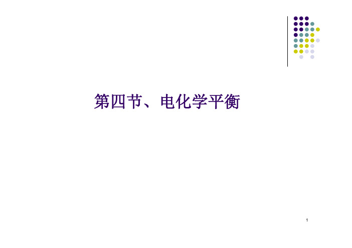 第三章(电化学平衡)