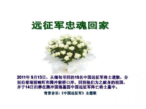 远征军忠魂回家