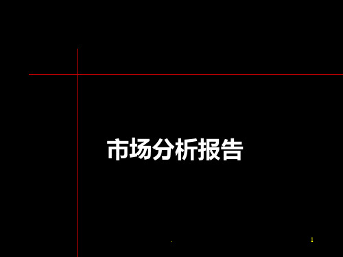 《市场分析报告》PPT课件