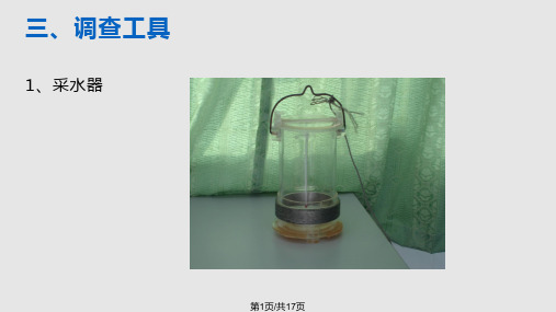 浮游生物调查方法PPT课件