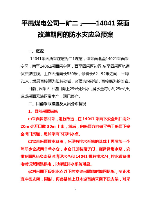 水灾应急预案(改1)