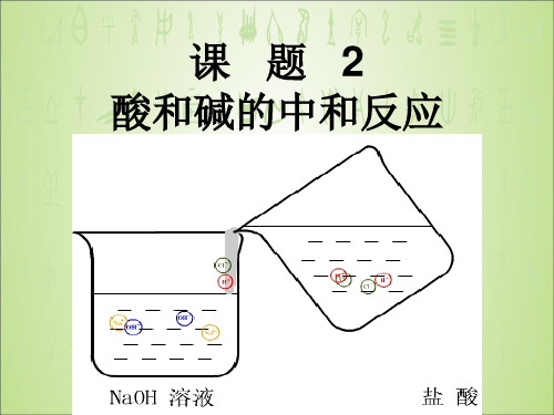 酸和碱中和反应(经典)