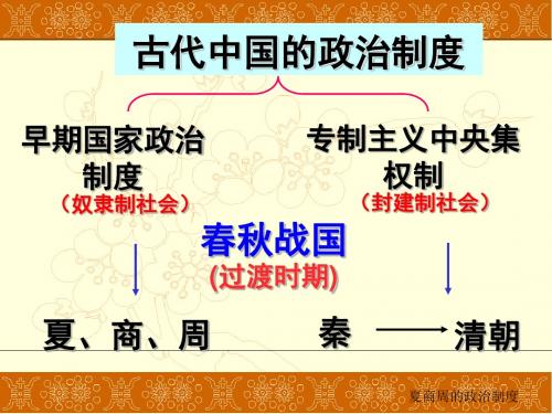 【高中历史】古代中国的政治制度ppt11
