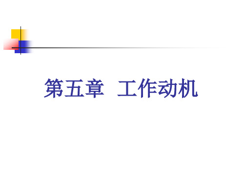 第五讲 工作动机