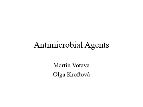 --抗微生物药物(英文PPT)Antimicrobial_1
