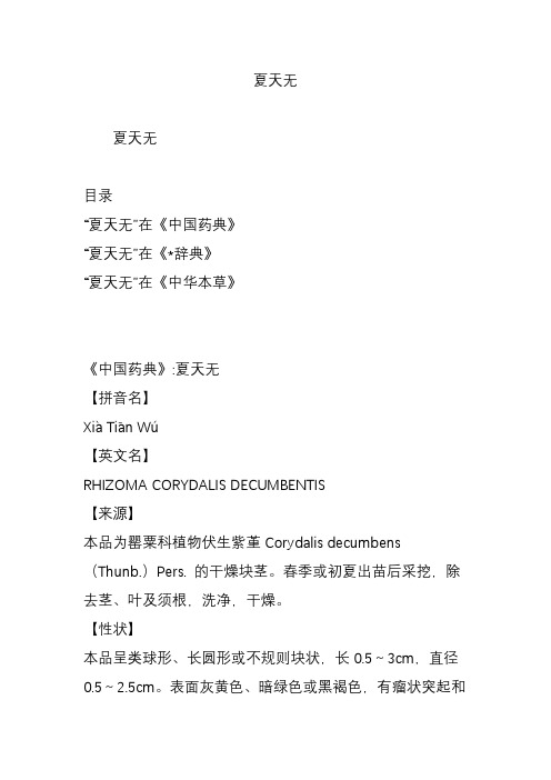 夏天无