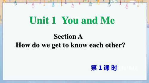 鲁教版(54制)6年级上册英语教学课件 Unit1Section A (1a-1d) (第1课时)