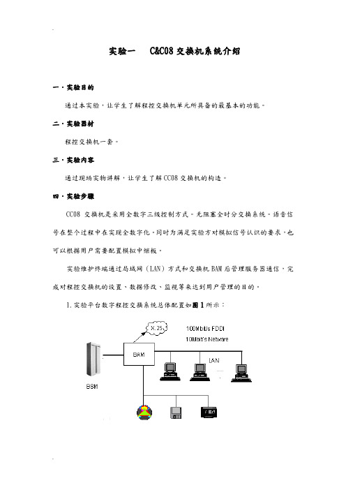 现代交换技术实验报告