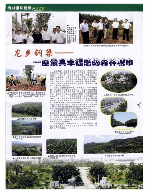 龙乡铜梁——一座最具幸福感的森林城市