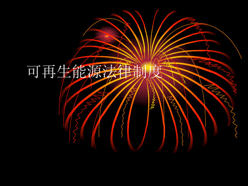 (完整版)可再生能源法律制度