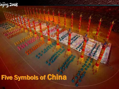 中国的五大象征英语PPT